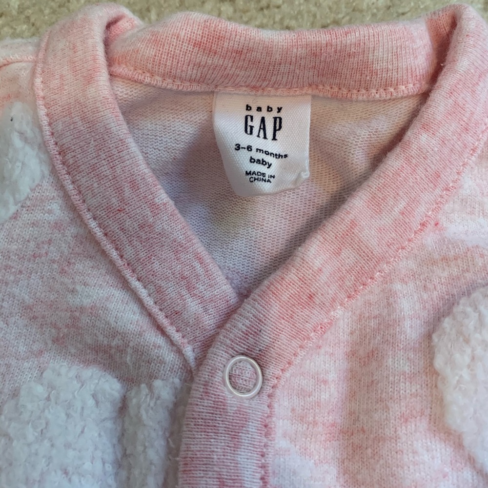 Baby gap heart pajamas